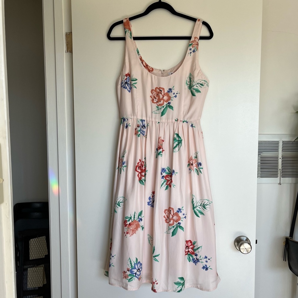 Nordstrom bb dakota pink spring floral dress